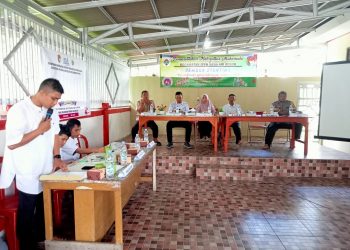 Upaya Menurunkan Angka Stunting, Pemdes Air Buluh Gelar Sosialisasi Perlindungan Masyarakat Terhadap Stunting