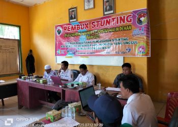 Menekan Angka Stunting, Pemdes Semambang Makmur Gelar Rembuk