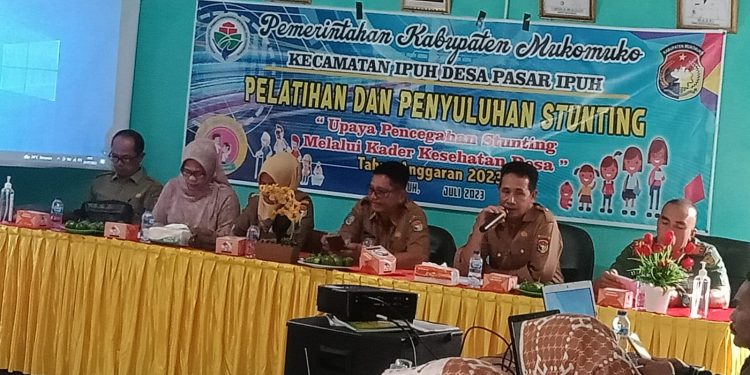 Menciptakan Generasi Sehat & Kuat, Pemdes Pasar Ipuh Gelar Pelatihan Pencegahan Stunting