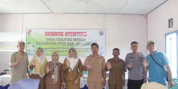 Gelar Rembuk Stunting, Pemdes Tanjung Medan Maksimal Penanganan Stunting di Desa