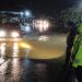Intensitas Hujan Tinggi Sebabkan Jalan  Tergenang Banjir,  Kapolsek Sungai Rumbai Pantau Langsung Lokasi