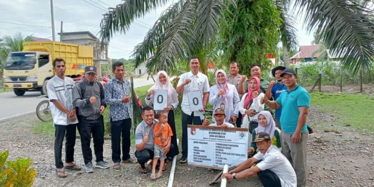 Meningkatkan Ketersediaan Air Bersih , Pemdes Air Buluh Gelar Pra Pelaksanaan Fisik Pipanisasi dan Sumur Bor