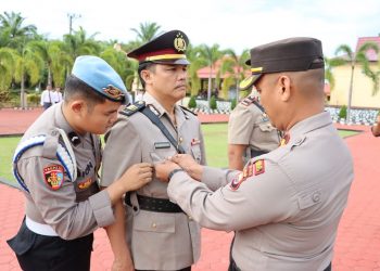 Penyegaran, Polres Mukomuko Gelar Sertijab Kasat Narkoba