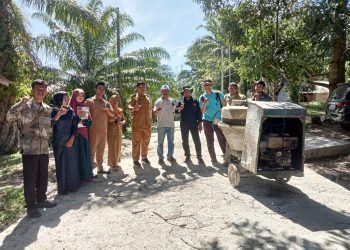 Pemdes Tanjung Medan Gelar Monev Pembangunan Tahap II TA.2023