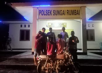 Polsek Sungai Rumbai Ringkus 2 Pelaku Curanmor