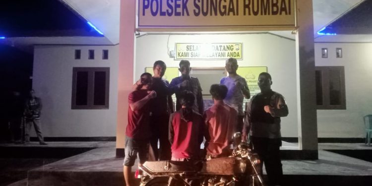 Polsek Sungai Rumbai Ringkus 2 Pelaku Curanmor