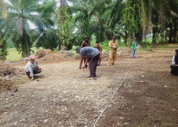 Pemdes Pasar Baru Gelar Monitor dan Evaluasi Pembangunan Fisik Dalam Program Ketahanan Pangan