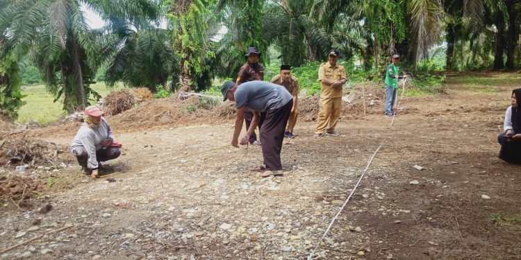 Pemdes Pasar Baru Gelar Monitor dan Evaluasi Pembangunan Fisik Dalam Program Ketahanan Pangan