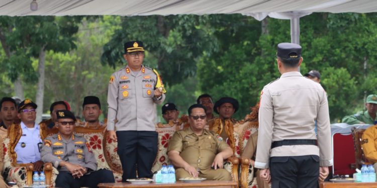 Bukti Siap Amankan Pemilu 2024, Polres Mukomuko Gelar Simulasi Sispamkota