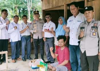 Momen Hari Pahlawan, DPC MOI Kabupaten Mukomuko, Polsek Lubuk Pinang Gelar Baksos Santunan Warga