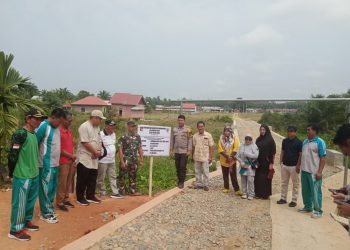 Pemdes Pasar Baru Gelar Titik Nol Beberapa Pembangunan Fisik 