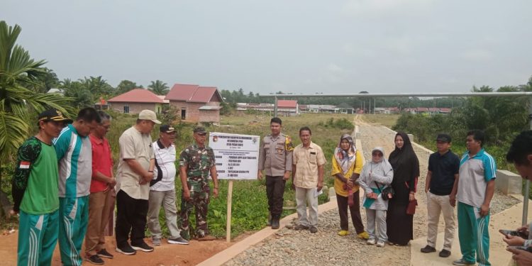 Pemdes Pasar Baru Gelar Titik Nol Beberapa Pembangunan Fisik 
