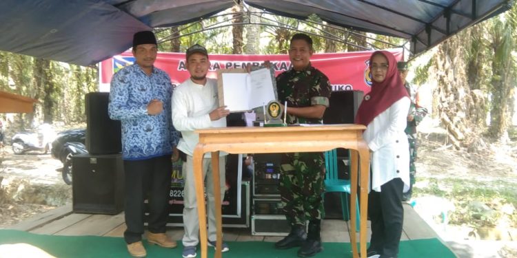 Karya Bakti TNI Kodim 0428/MM : Wabub Wasri, Semangat Gotong Royong Kunci Percepatan Pembangunan di Kabupaten Mukomuko
