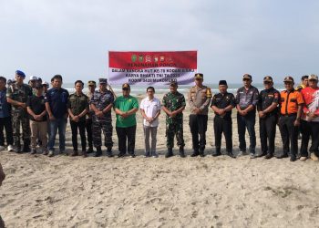 Menyambut HUT Kodam II/Swj ke 78, Kodim 0428/Mukomuko Bersama Forkompimda Gelar Bakti Sosial Peduli Lingkungan 