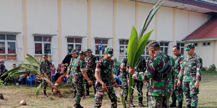 Sambut Hari Juang TNI AD ke 78, Kodim 0428/MM Gelar Karya Bakti Sosial Peduli Lingkungan