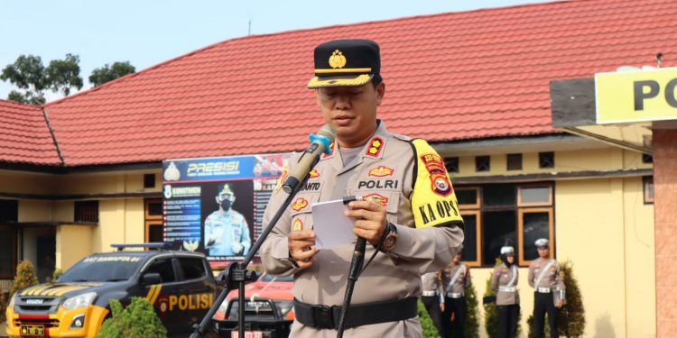 Kapolres Mukomuko Pimpin Apel Gelar Pasukan Ops Lilin Nala 2023