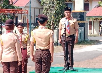 Dandim 0428/MM Buka Perkemahan Saka Wira Kartika Tahun 2023 di Makoramil 428-01/Mukomuko Kota
