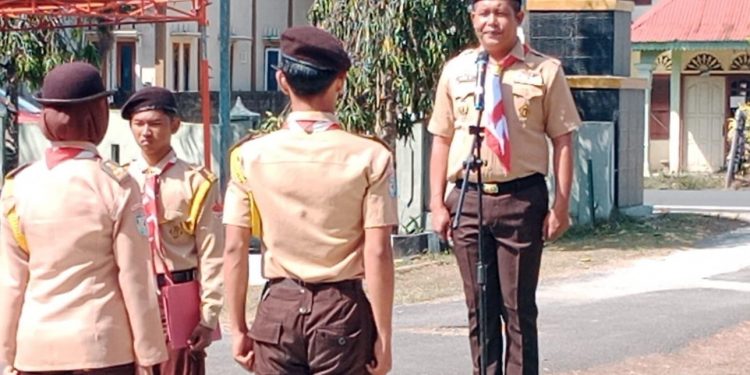 Dandim 0428/MM Buka Perkemahan Saka Wira Kartika Tahun 2023 di Makoramil 428-01/Mukomuko Kota