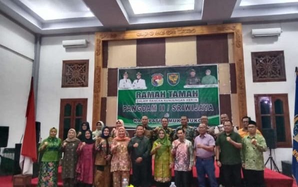 Kunker di Kabupaten Mukomuko, Pangdam II/Sriwijaya Disambut Hangat Wakil Bupati dan Jajaran FKPD 