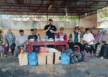 Perkuat Jalinan Silaturahmi Dalam Kegiatan Sosial Pasca Musibah Kebakaran di Desa Talang Arah Malin Deman