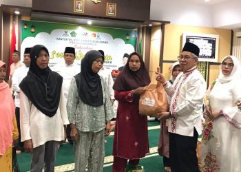 Serentak se-Indonesia, Kanwil Kemenag Bengkulu Ikut Bagikan 5.000 Paket Sembako