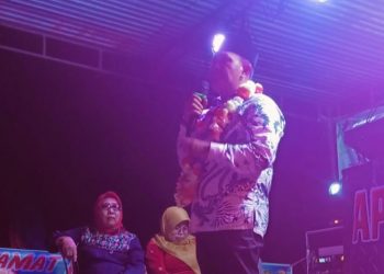 Malam Puncak HUT Desa Pasar Baru ke-16, Surahmin Sampaikan ini !