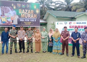 Indahnya Ramadhan, Jelang Idul Fitri 1445 H, Kodim 0428/ Mukomuko Gelar Bazar Murah