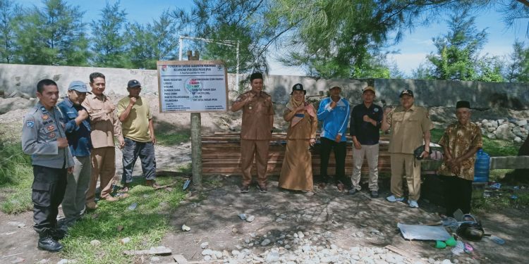 Menjadikan Pantai Abrasi Ipuh Sebagai Icon Wisata Desa, Pemdes Pasar Ipuh Gelar Titik Nol Pembangunan