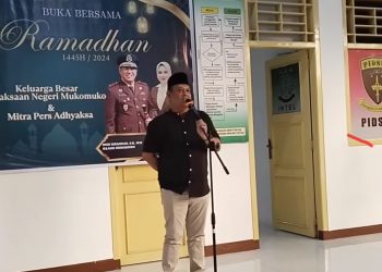 Akrab dan Penuh Kekeluargaan, Kajari Mukomuko Buka Puasa Bersama Insan Pers