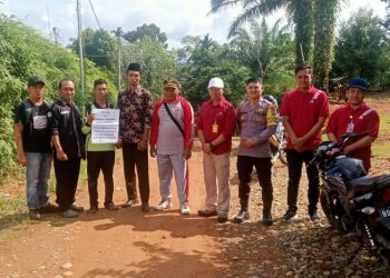 Meningkatkan Infrastruktur, Pemdes Gajah Makmur Gelar Titik Nol Pembangunan Fisik 