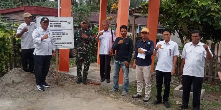 Memaksimalkan Pembangunan Infrastruktur Desa, Pemdes Pasar Baru Laksanakan Monev