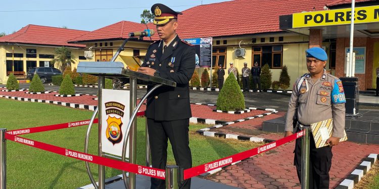Polres Mukomuko Gelar Upacara Peringatan Hari Lahir Pancasila