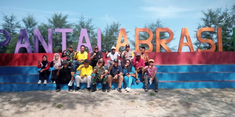 Icon Pantai Wisata Abrasi Pasar Ipuh Rampung, Pemdes Gelar Monev Pembangunan