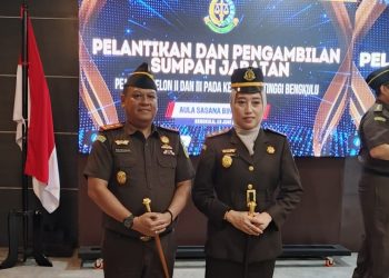 Yusmanelly SH MH Resmi Menjadi Kajari Mukomuko