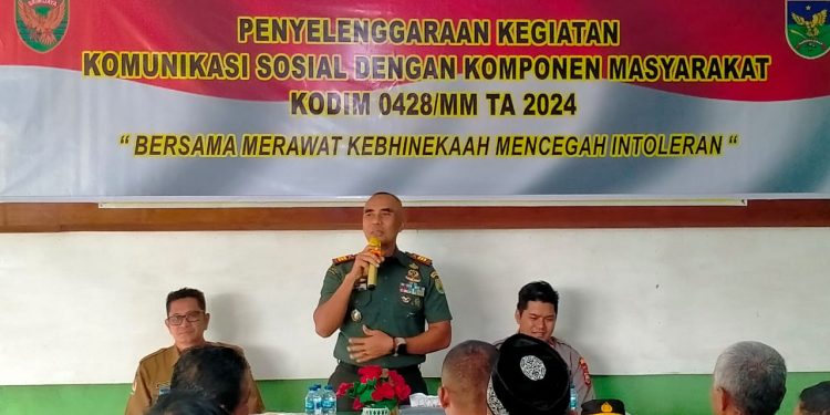 Ciptakan Komunikasi Kebangsaan, Danramil 02/ Ipuh Gelar Silaturahmi Dengan Komponen Masyarakat Ipuh