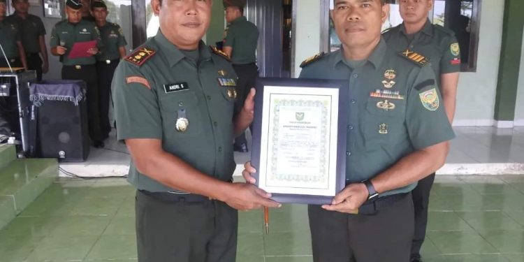 Dandim 0428/Mukomuko Pimpin Korps Rapot Pelepasan Perwira Pindah Satuan 