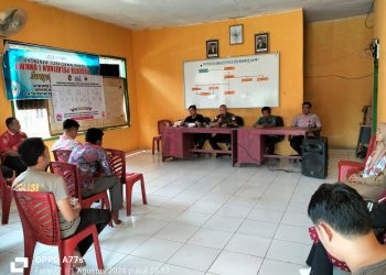 Memaksimalkan Pembangunan Infrastruktur Desa, Pemdes Semambang Makmur Laksanakan Monev 