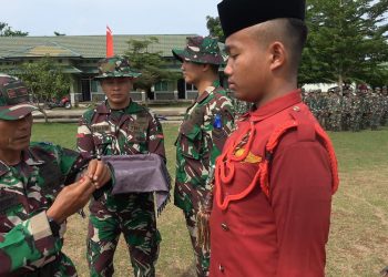Meriahkan HUT TNI ke 79, Kodim 0428/Mukomuko Gelar Lomba PBB Antar Pelajar Perebutkan Piala Panglima TNI
