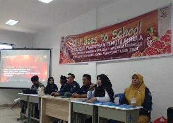 MAN 1 Mukomuko Terima Sosialisasi Pemilih Pemula dari PPK Kecamatan Ipuh