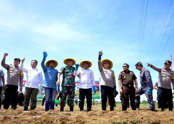 Peluncuran Gugus Tugas Polri Dukung Ketahanan Pangan