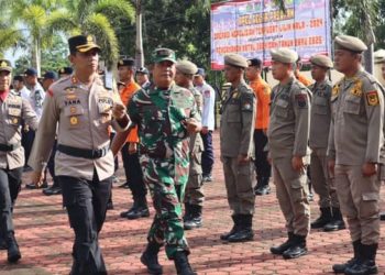 Nataru, Polres Mukomuko Laksanakan Apel Gelar Pasukan Operasi Lilin Nala 2024